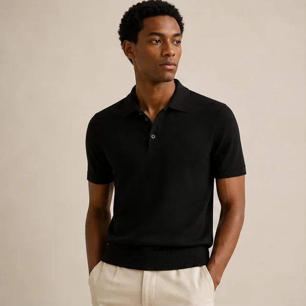 Knit Polo Shirt