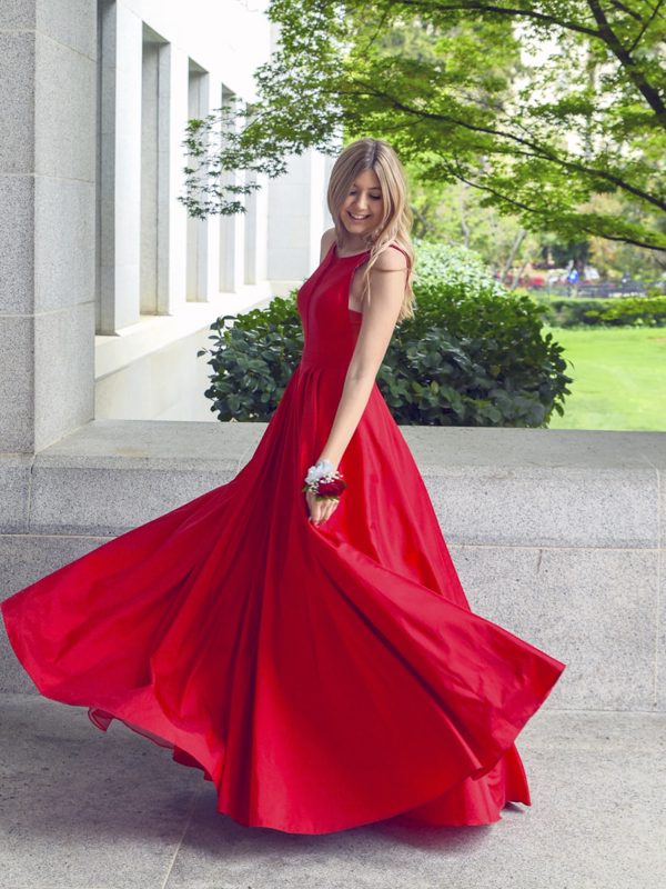 Draped Midi Dress